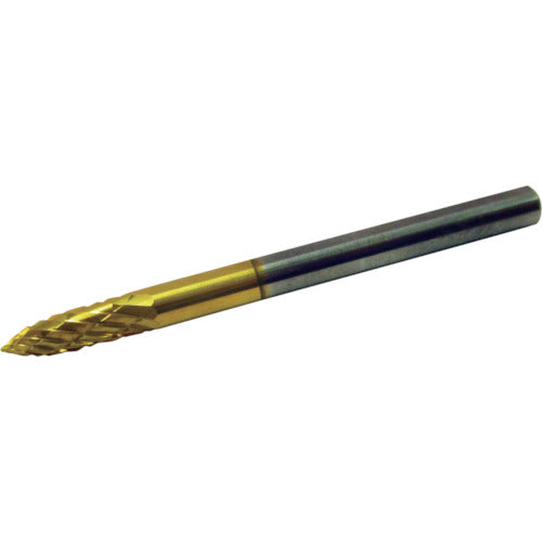 Super Super Carbide Bar Titanium Coated All Carbide Point Type (Double Cut) Blade Diameter 3.0mm Shaft Diameter 3.0mm SBT4A01 1 pc