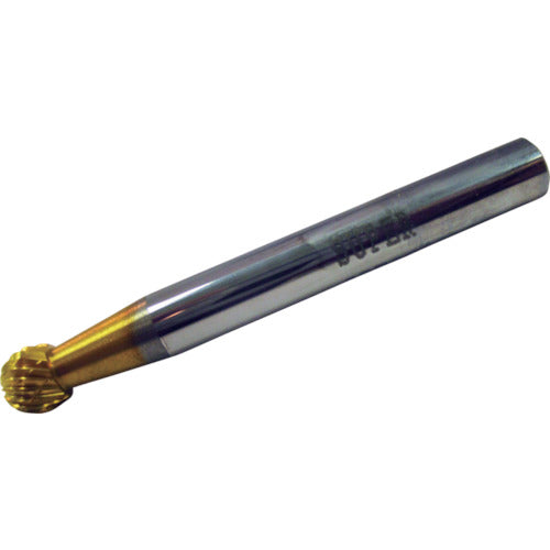 Super Super Carbide Bur Titanium Coated All Carbide Type Spherical (Double Cut) Blade Diameter: 6.0mm Shaft Diameter: 6.0mm SBT8C03 1 pc