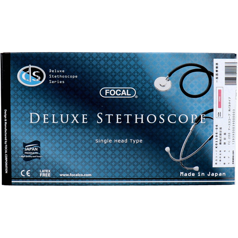 FOCAL Single Head Stethoscope FC-200 Pink 1 pc