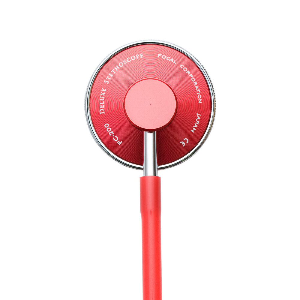 FOCAL(フォーカル) シングルヘッド聴診器 FC-200 レッド 1 個