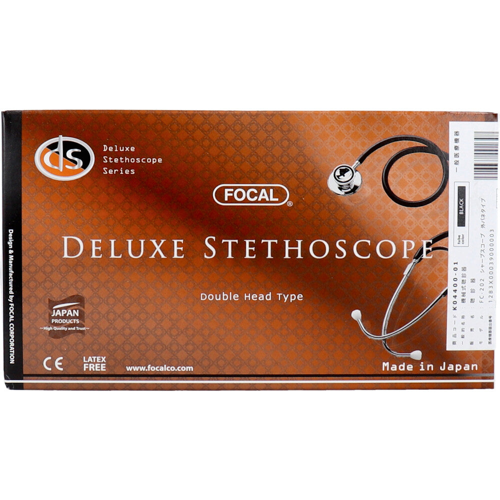 FOCAL(포컬) 더블 헤드 청진기 FC-202 블랙 1개