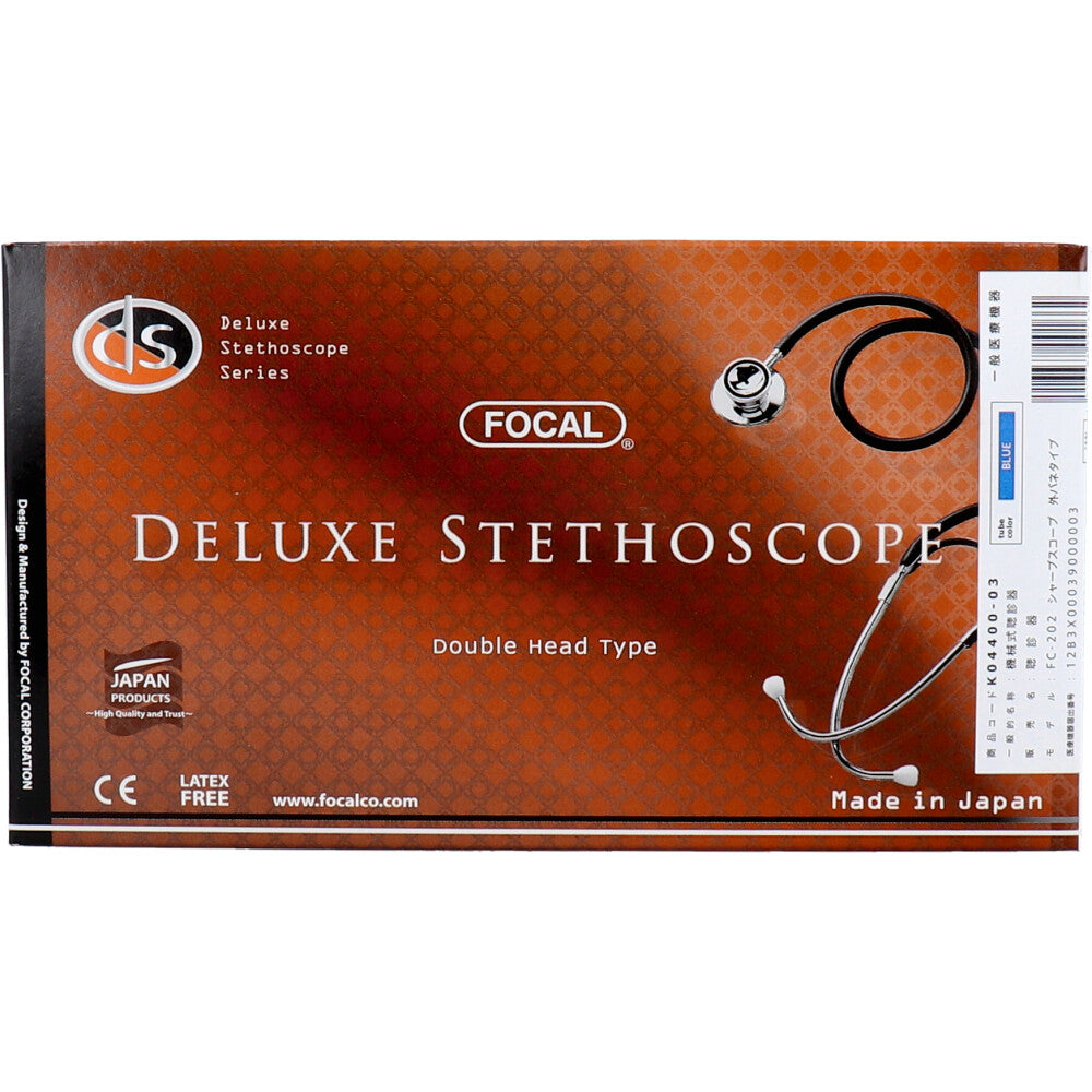 FOCAL(포컬) 더블 헤드 청진기 FC-202 블루 1개