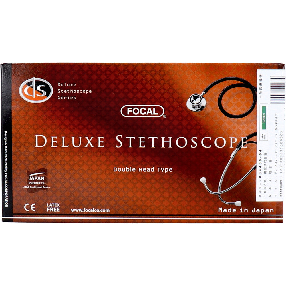FOCAL(포컬) 더블 헤드 청진기 FC-202 그린 1개