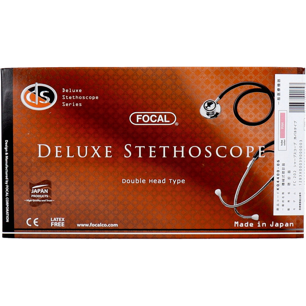 FOCAL(포컬) 더블 헤드 청진기 FC-202 핑크 1개