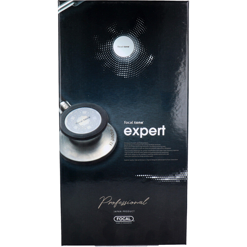 스테인레스 스틸 청진기 포컬 톤 전문가 블랙 1 개