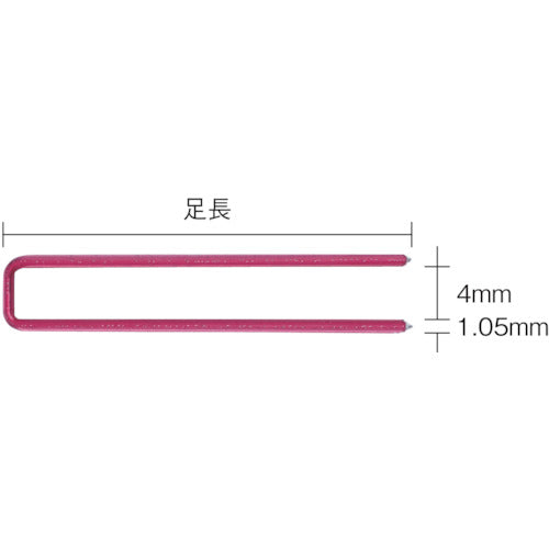 ＭＡＸ　ＭＡフロアステープル　肩幅４ｍｍ　長さ３２ｍｍ　３０００本入り　432MA-F-N　1 箱