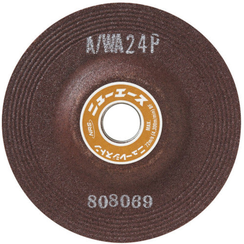 ＮＲＳ　オフセット型研削砥石　ニューエース　１００×６×１５　Ａ／ＷＡ２４Ｐ　NA1006-A24P　25 枚
