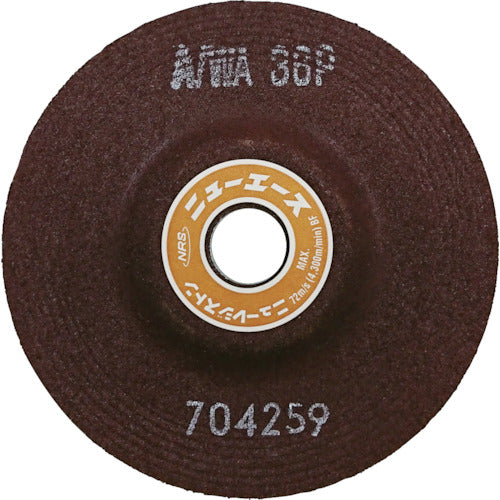 ＮＲＳ　オフセット型研削砥石　ニューエース　１００×６×１５　Ａ／ＷＡ３６Ｐ　NA1006-A36P　25 枚