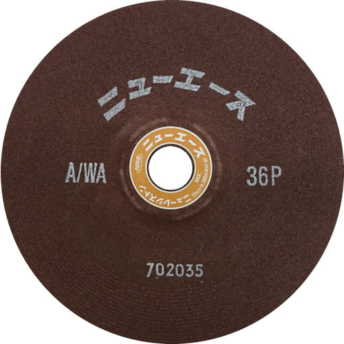 ＮＲＳ　オフセット型研削砥石　ニューエース　１８０×６×２２　Ａ／ＷＡ３６Ｐ　NA1806-A36P　25 枚