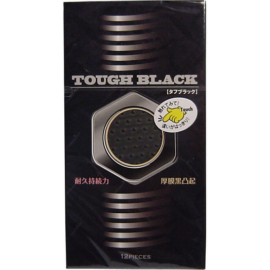 Tough Black Thick Film Black Convex Condoms 12 pcs 1 pc