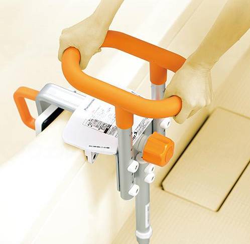 ﾊﾟﾅｿﾆｯｸｴｲｼﾞﾌﾘｰ入浴ｸﾞﾘｯﾌﾟ［ﾕｸﾘｱ］UB専用ｺﾝﾊﾟｸﾄ脚付ｼｮｰﾄ S ﾓｶﾌﾞﾗｳﾝ 130