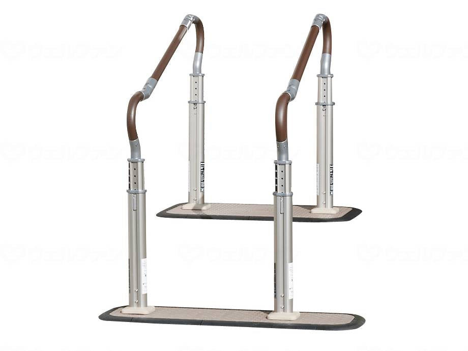 ﾊﾟﾅｿﾆｯｸｴｲｼﾞﾌﾘｰ歩行ｻﾎﾟｰﾄ手すり　ｽﾑｰﾃﾞｨ 両手すり ｽﾃｯﾌﾟﾀｲﾌﾟ