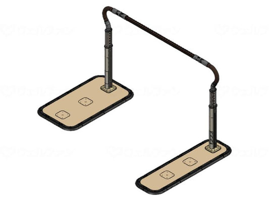 파나소닉 사이프리 워킹 서포트 난간 스무디 한손잡이 스태프 980 타입