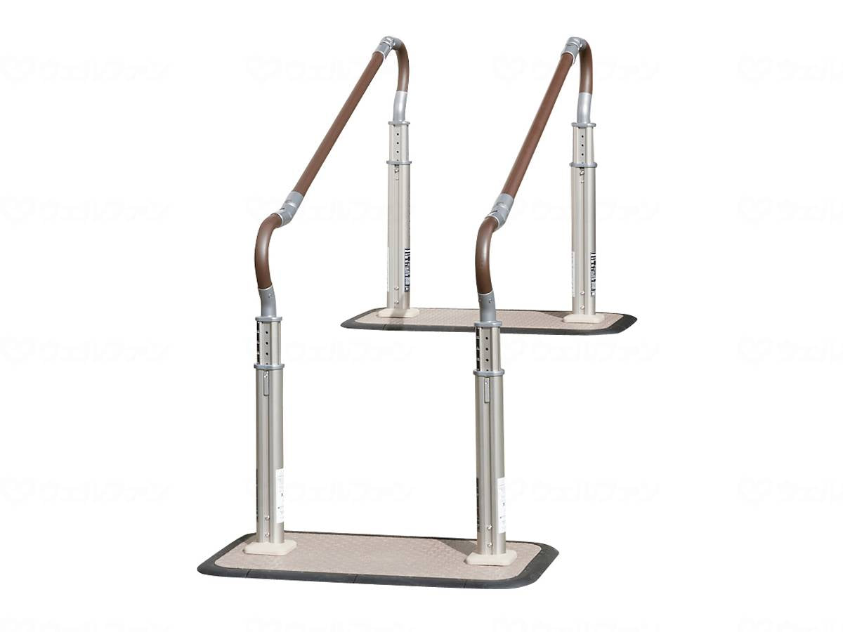 ﾊﾟﾅｿﾆｯｸｴｲｼﾞﾌﾘｰ歩行ｻﾎﾟｰﾄ手すり　ｽﾑｰﾃﾞｨ 両手すり 標準ﾀｲﾌﾟ