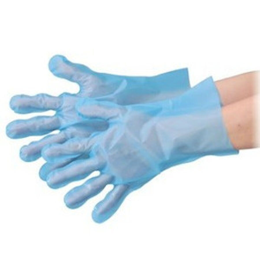 No.3053 Food processing Ebcare embossed squeeze blue SS size bag of 100 sheets 1 piece