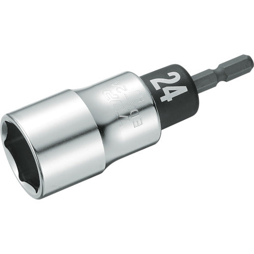 ＴＯＰ　電動ドリル用アルファソケット　２４ｍｍ　EDX-24　1 個