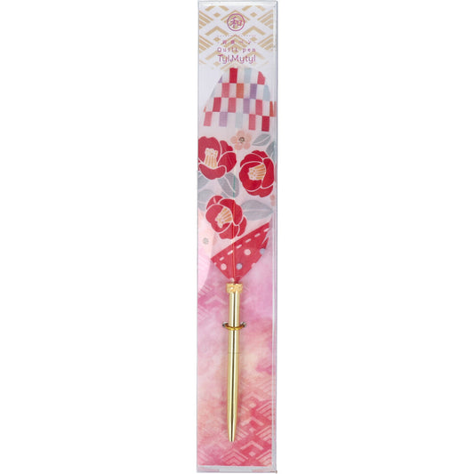 クイルペン 羽根ペン ジャパン 椿 1 個