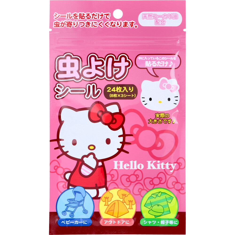 [シーズン終売]ハローキティ 虫よけシール 24枚入 1 個