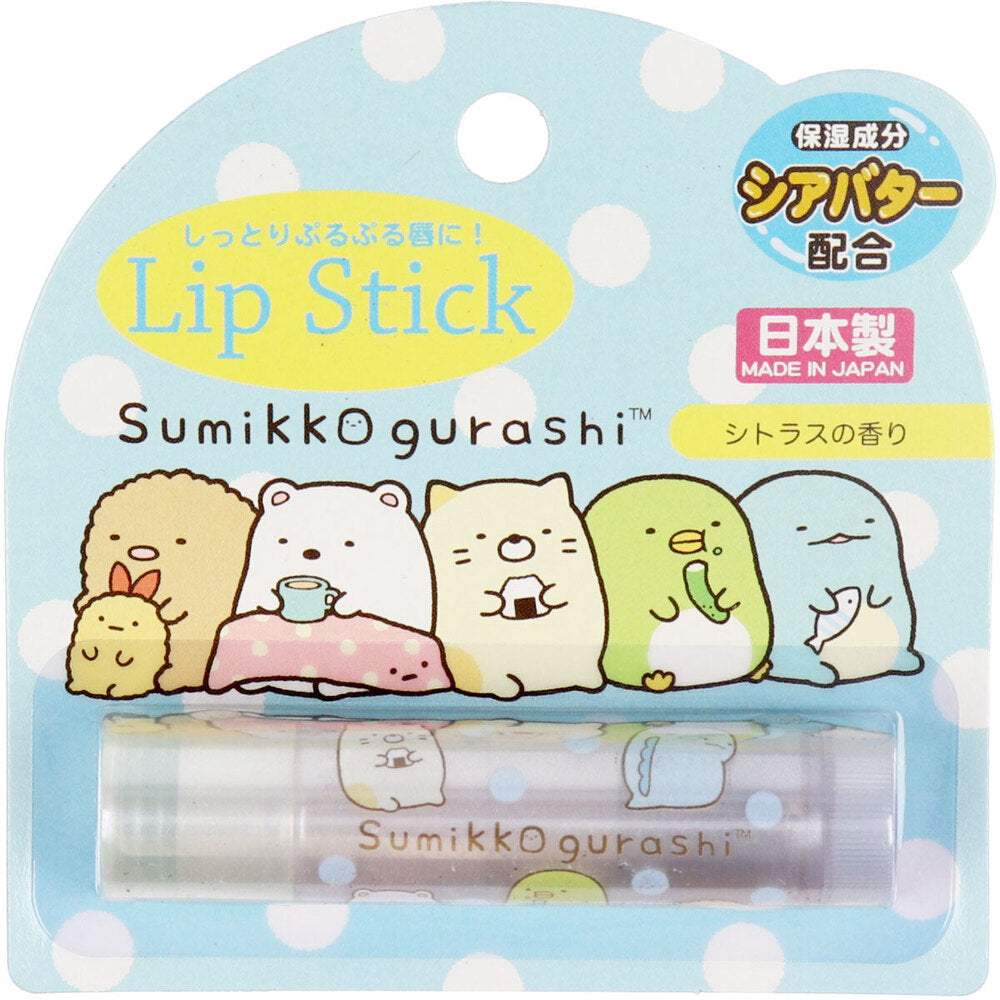 [シーズン終売]キャラクターリップスティック6 すみっコぐらし シトラスの香り 2g 1 個