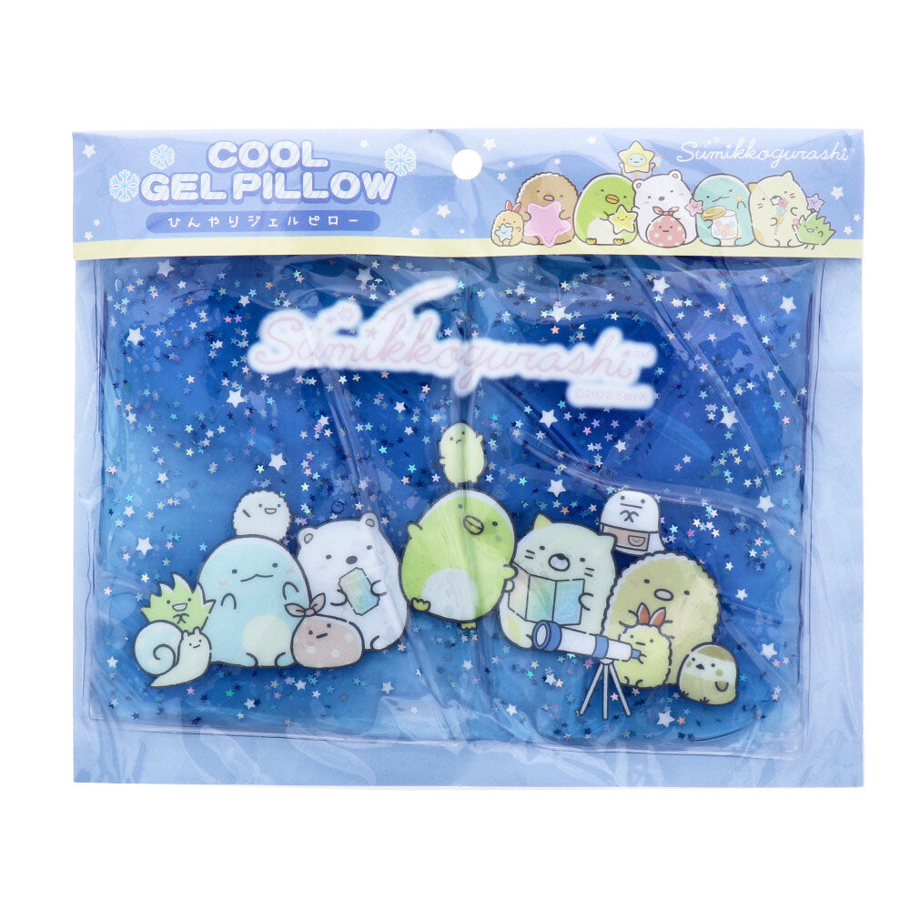 [シーズン終売]ラメ入りひんやりジェルピロー すみっコぐらし 星空 1 個