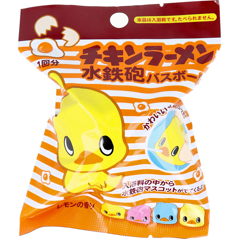 Chicken Ramen Water Gun Bath Ball Lemon Scent 75g 1 serving 1 piece