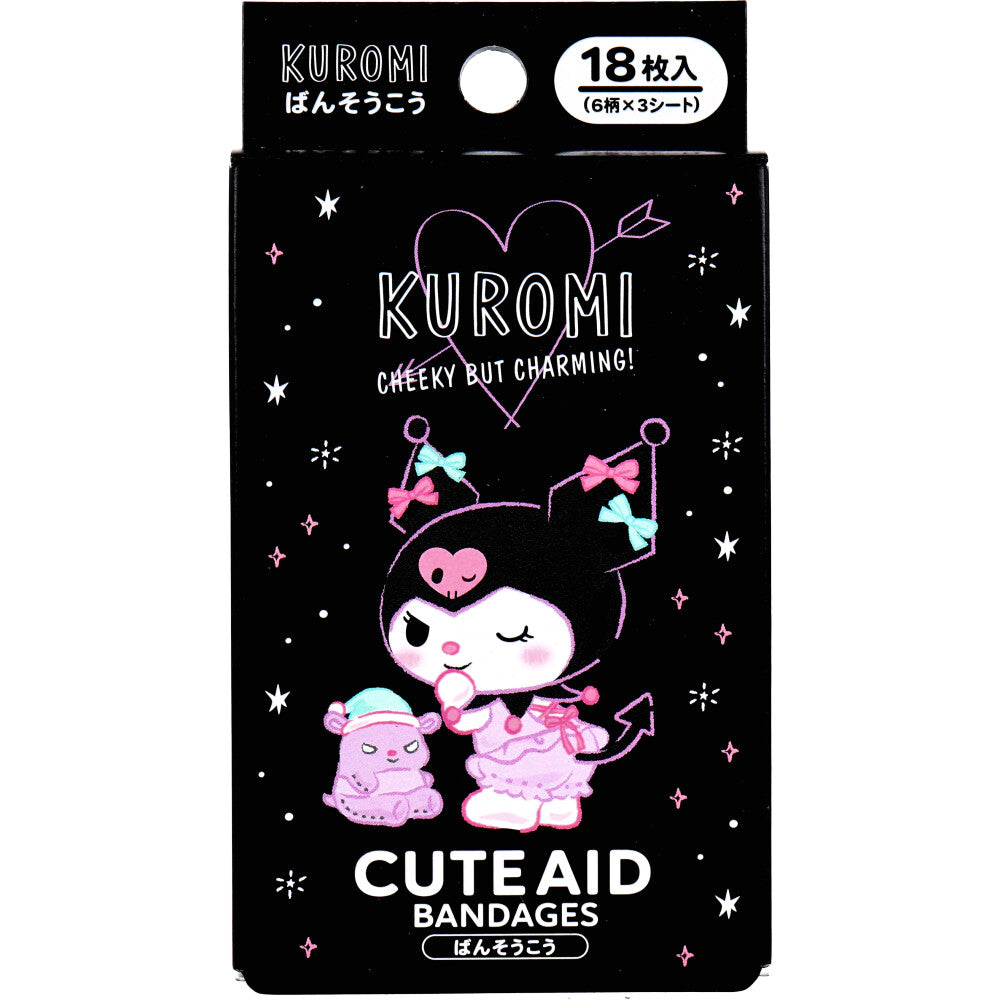 キャラクターばんそうこう CUTE AID クロミ 18枚入 1 個