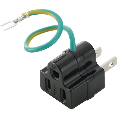 BAFFALO 3-pin to 2-pin conversion adapter, black, BSTAPA01BK, 1 piece