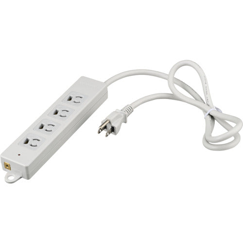 BAFFALO 3-pin power strip, double-layered, surge protection and lamp included, 3m, light gray, BTKPLMJT3430LG, 1 unit