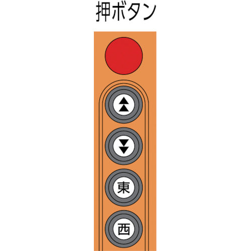 ＫＩＴＯ　電気チェーンブロック　ＥＱ形　２速インバータ　電気トロリ結合形　４９０ｋｇ×４ｍ　EQM004IS-IS　1 台