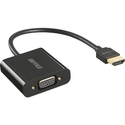 ＢＡＦＦＡＬＯ　ＨＤＭＩ　ｔｏ　ＶＧＡ変換アダプター　０．１５ｍ　ブラック　BHDVGBK　1 個