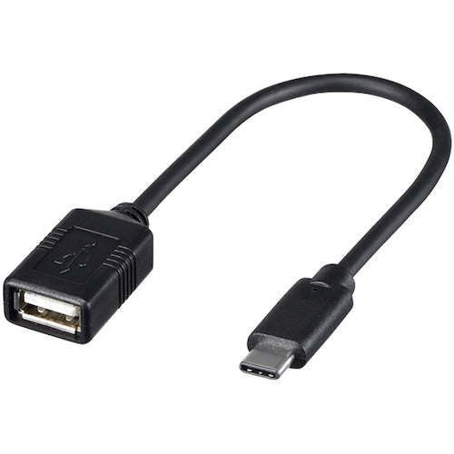 ＢＡＦＦＡＬＯ　ＵＳＢ２．０変換ケーブル（Ａメス　ｔｏ　Ｃ）　０．１５ｍ　ブラック　BSUAMC2015BK　1 個