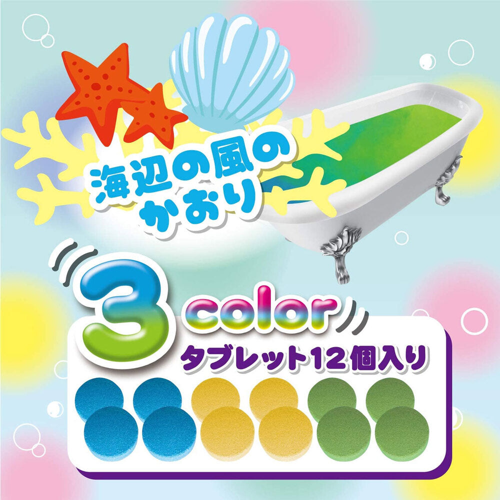 Learning in the Bath Manaburo Colorful Bath Palette Blue Mix (4 each of blue, yellow, and green) 1 serving, 1 piece