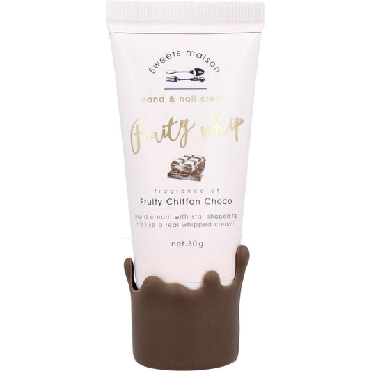 スウィーツメゾン フルーティ ホイップ ハンド&ネイルクリーム フルーティーシフォンチョコの香り 30g 1 個