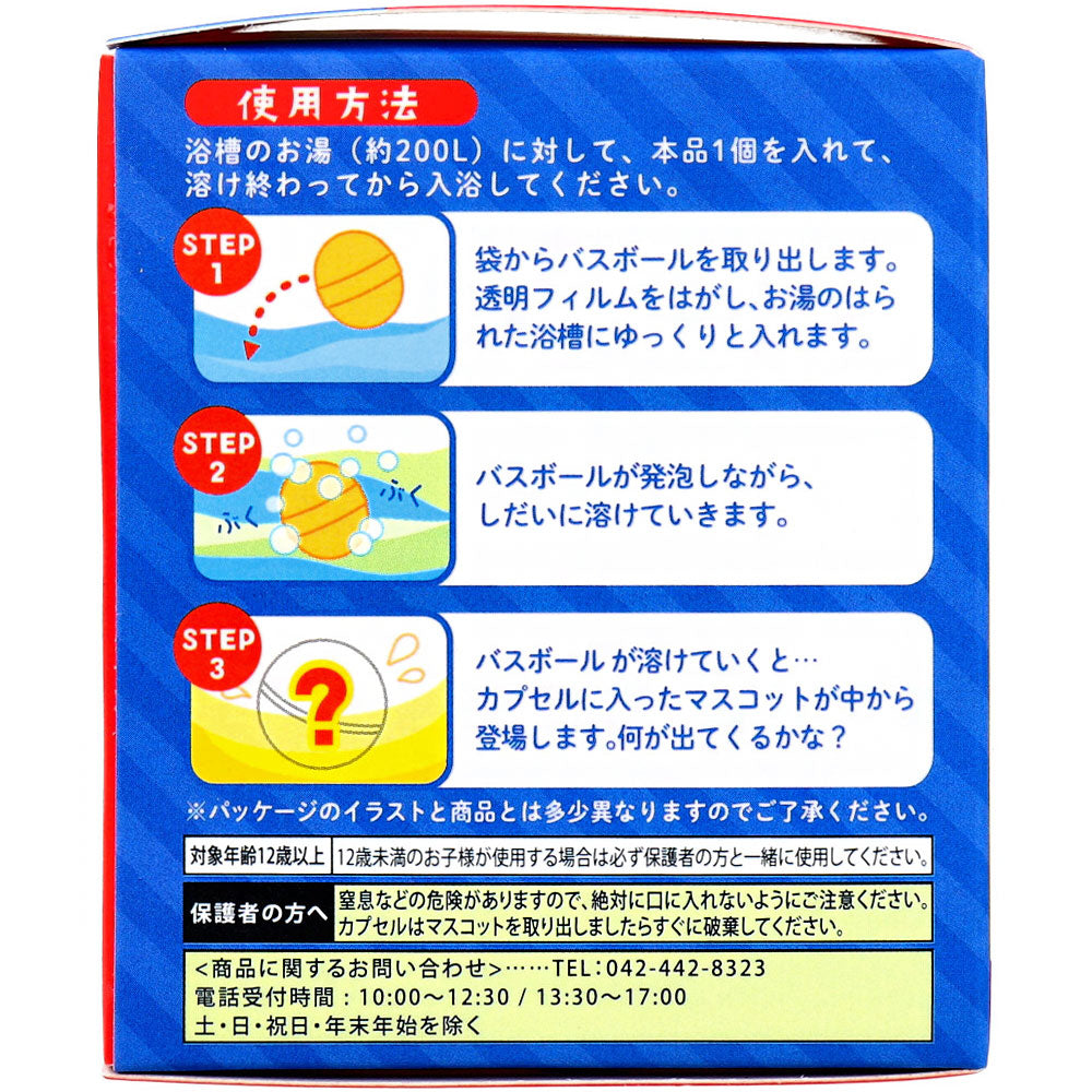 Fueki-kun Bath Ball Renewal Citrus Scent 50g 1 serving 1 piece