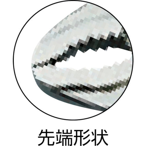 KTC 로킹 플라이어 곡선 턱(와이어 커터 부착) 전장 220 mm 최대 입 열림 57 mm 250 WR 1 쵸