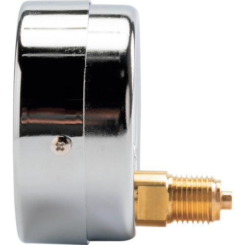 Takashima General Pressure Gauge (D-frame embedded type, rimless, φ60) Pressure range 0.0 to 10 MPa R1/4 [1018210] 1018210 1 pc