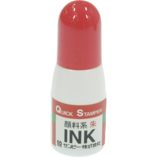 ＳＡＮＢＹ　クイックインク　顔料系１０ｍｌ　朱　QI-18　1 個