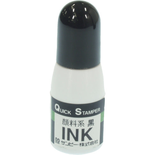 ＳＡＮＢＹ　クイックインク　顔料系１０ｍｌ　黒　QI-20　1 個