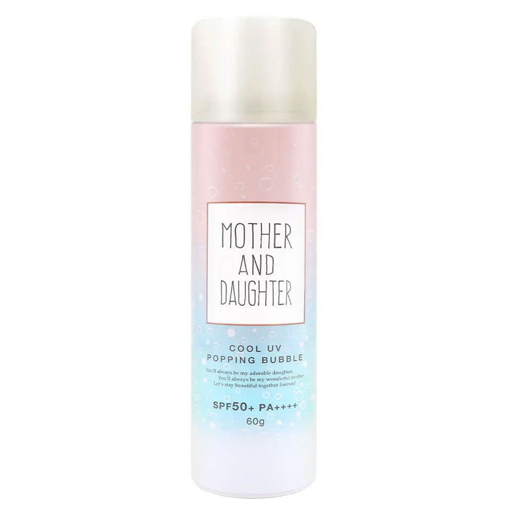 Mother &amp; Daughter Cool UV Popping Bubble Sunscreen Gel Spray SPF50+ PA++++ 60g 1 piece