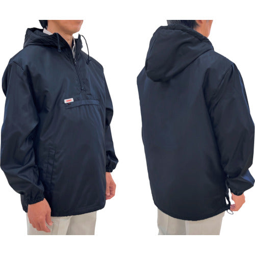 TEAGLES 17355 후드가 달린 안솜 퀼트 덮개 야케 네이비 LL 17355 NA LL 1장