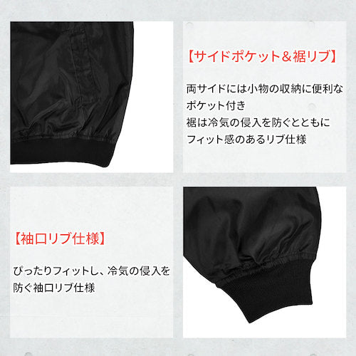 ＴＥＡＧＬＥＳ　１４６９５　Ｖネック中綿キルトヤッケ　ブラックＭ　14695 BK M　1 着