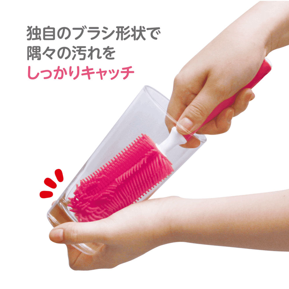 에디슨 셀렉트 실리콘 브러쉬 핑크 1개