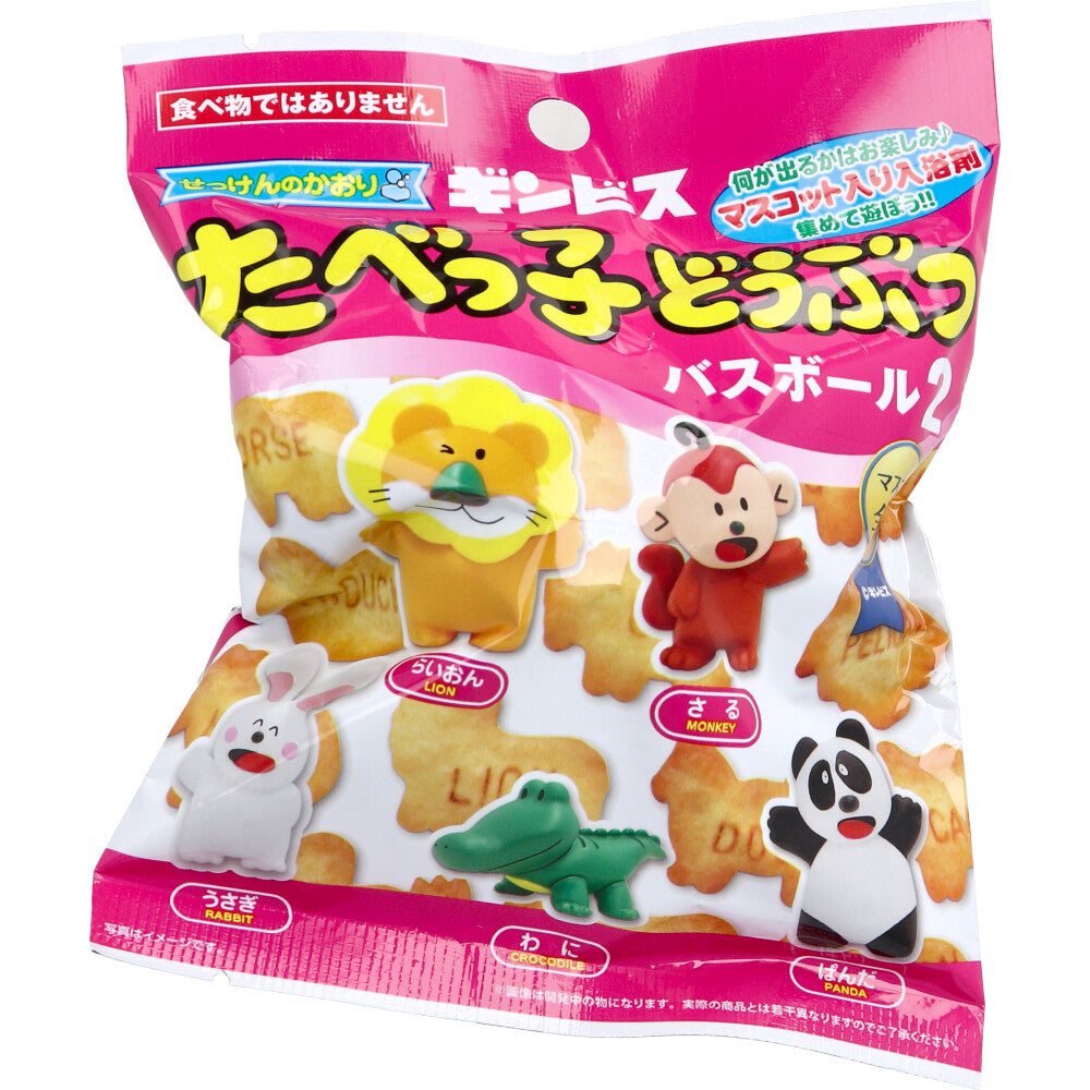Tabekko Animal Bath Ball 2 Soap Scent 75g 1 serving 1 piece