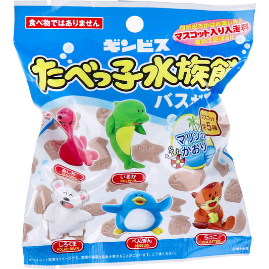 Tabekko Animal Aquarium Bath Ball Marine Scent 75g 1 serving 1 piece