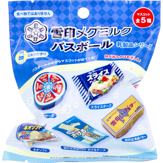 Snow Brand Megmilk Bath Ball Dairy Series Milk Scent 75g 1 serving 1 piece