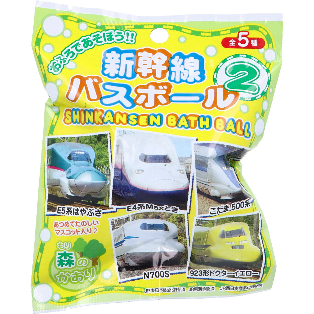 Shinkansen Bath Ball 2 Forest Scent 75g 1 serving 1 piece