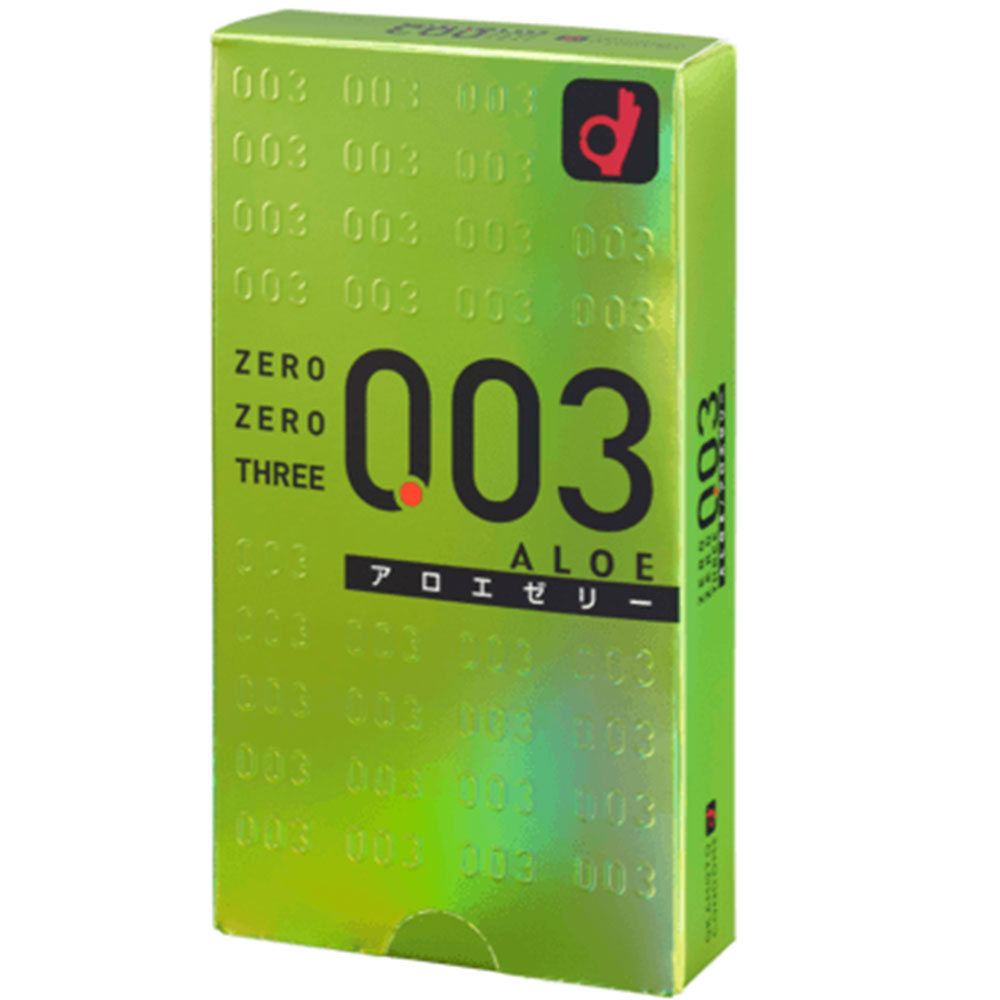 오카모토 제로 제로스리 003 콘돔 알로에젤리 10개입 1개