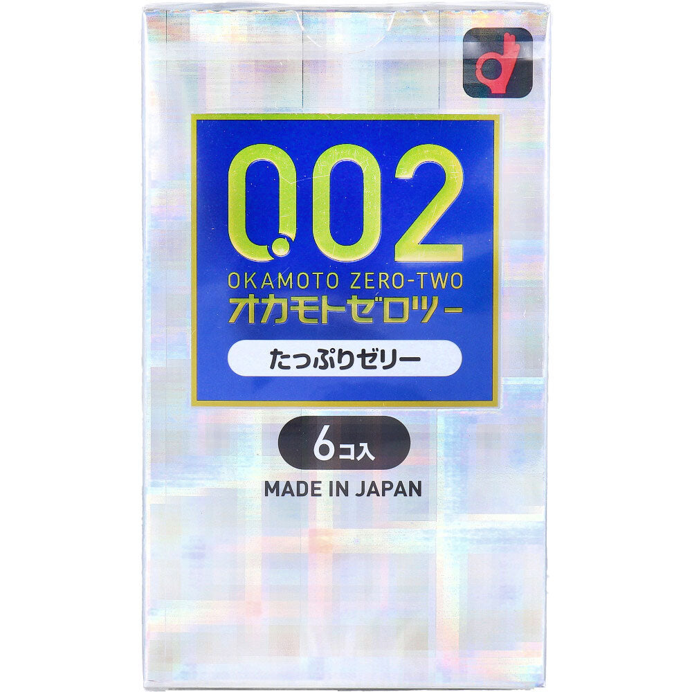 오카모토 제로 투 듬뿍 젤리 0.02 콘돔 6개입 1개