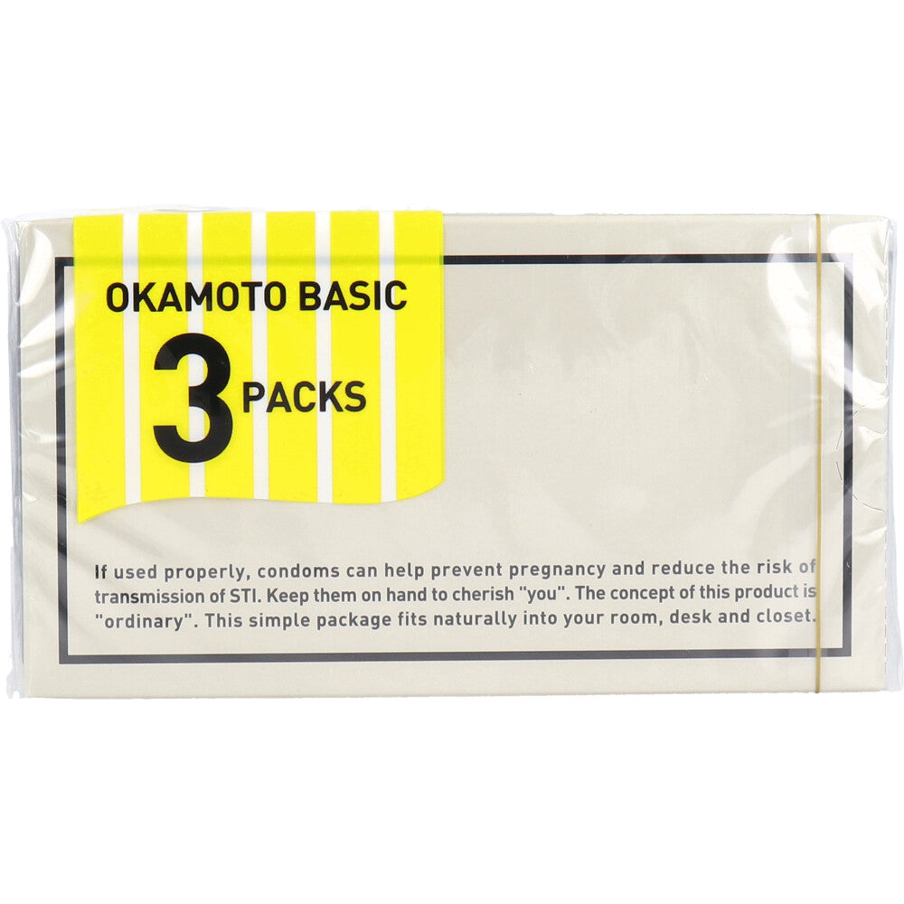 オカモト OKAMOTO BASIC コンドーム 12個入×3個パック 1 個