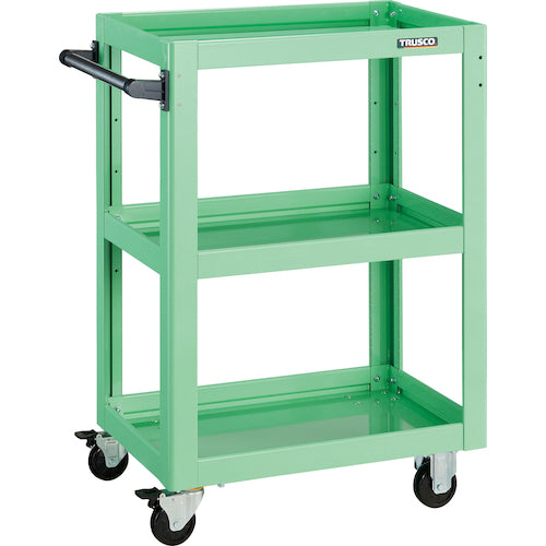 TRUSCCO 툴 왜건 돌고래 600X400 4륜 자재 영 그린 DLWS-963J-YG 1대